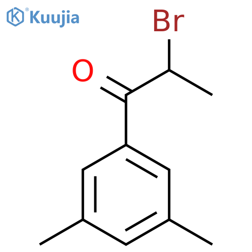 2-Bromo-1-(3,5-dimethylphenyl)propan-1-one structure