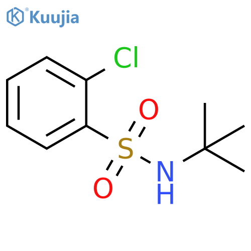 N-tert-Butyl-2-chlorobenzene-1-sulfonamide structure
