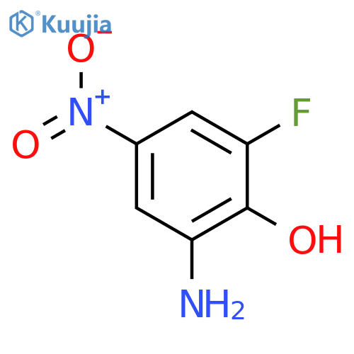Phenol, 2-amino-6-fluoro-4-nitro- structure