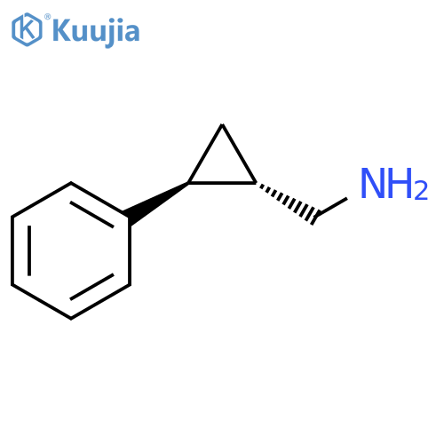 (1S,2S)-2-phenylcyclopropylmethanamine structure