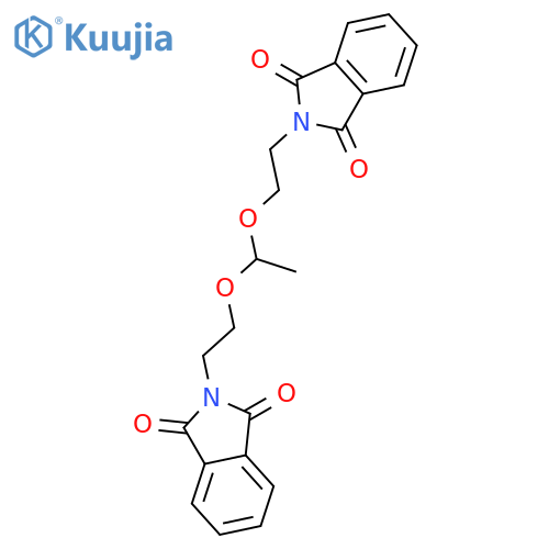 1H-Isoindole-1,3(2H)-dione, 2,2'-[ethylidenebis(oxy-2,1-ethanediyl)]bis- structure