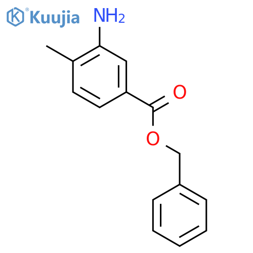 benzyl 3-amino-4-methylbenzoate structure