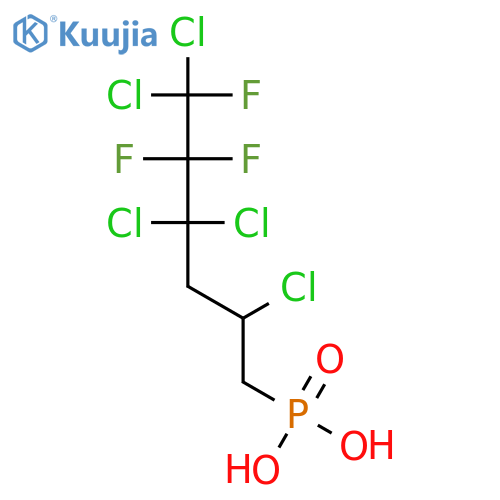 Phosphonic acid, (2,4,4,6,6-pentachloro-5,5,6-trifluorohexyl)- structure
