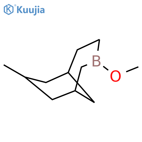 3-Borabicyclo[4.3.1]decane, 3-methoxy-8-methyl- structure