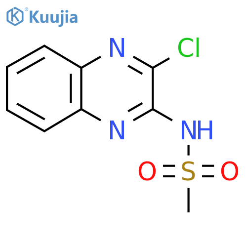 N-(3-Chloroquinoxalin-2-yl)methanesulfonamide structure