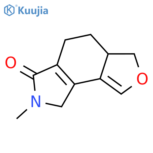6H-Furo[3,4-e]isoindol-6-one, 3,3a,4,5,7,8-hexahydro-7-methyl- structure