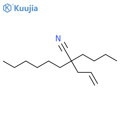 Octanenitrile, 2-butyl-2-(2-propen-1-yl)- structure