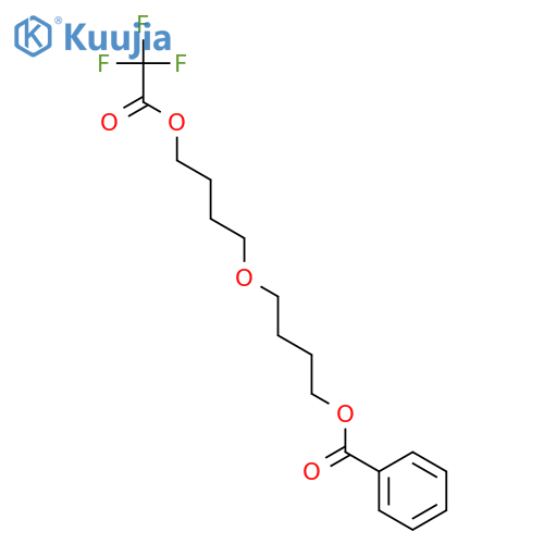 Acetic acid, 2,2,2-trifluoro-, 4-[4-(benzoyloxy)butoxy]butyl ester structure