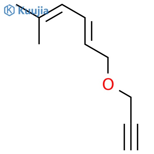2,4-Hexadiene, 5-methyl-1-(2-propyn-1-yloxy)-, (2E)- structure