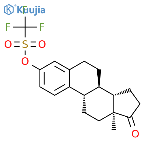 Estra-1,3,5(10)-trien-17-one, 3-[[(trifluoromethyl)sulfonyl]oxy]- structure