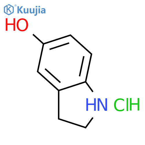2,3-dihydro-1H-indol-5-ol hydrochloride structure