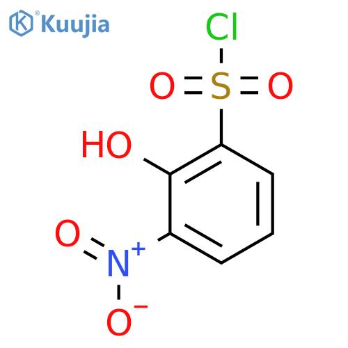Benzenesulfonyl chloride, 2-hydroxy-3-nitro- structure