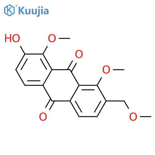1,2,8-Trihydroxy-7-(hydroxymethyl)anthraquinone; 1,1',8-Tri-Me ether structure