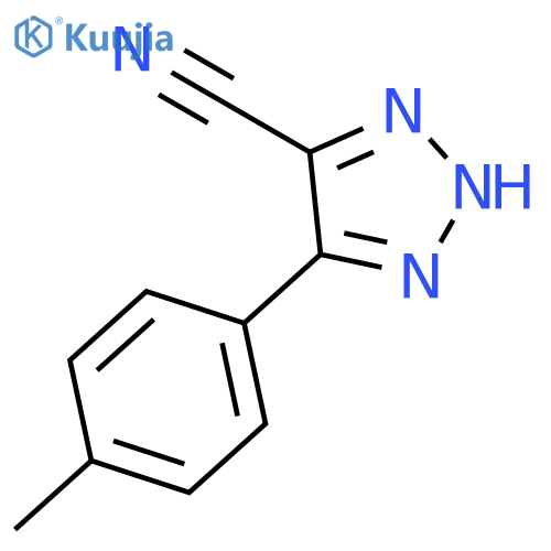2H-1,2,3-Triazole-4-carbonitrile, 5-(4-methylphenyl)- structure