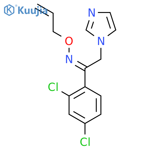 1-(2,4-Dichlorophenyl)-2-imidazol-1-yl-ethanone O-allyl-oxime structure