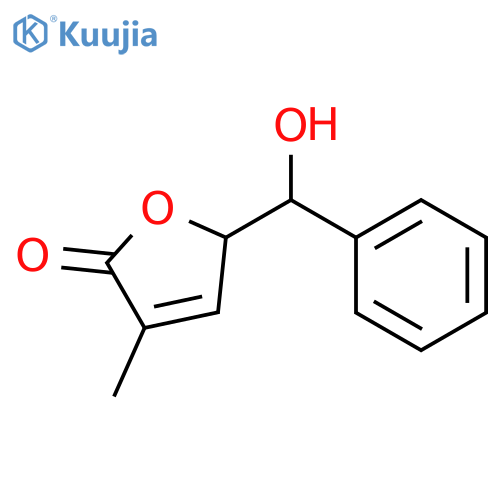2(5H)-Furanone, 5-[(R)-hydroxyphenylmethyl]-3-methyl-, (5S)- structure