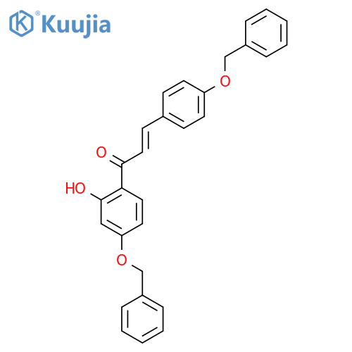 (E)-1-(4-(Benzyloxy)-2-hydroxyphenyl)-3-(4-(benzyloxy)phenyl)prop-2-en-1-one structure
