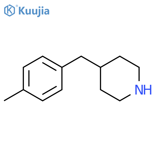 4-[(4-methylphenyl)methyl]piperidine structure