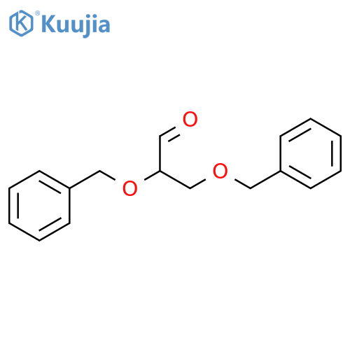 Propanal, 2,3-bis(phenylmethoxy)- structure