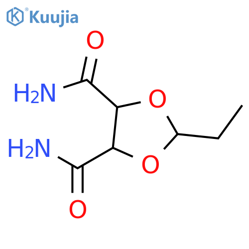1,3-Dioxolane-4,5-dicarboxamide, 2-ethyl-, (4S,5S)- structure