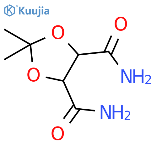 1,3-Dioxolane-4,5-dicarboxamide, 2,2-dimethyl-, (4S,5S)- structure