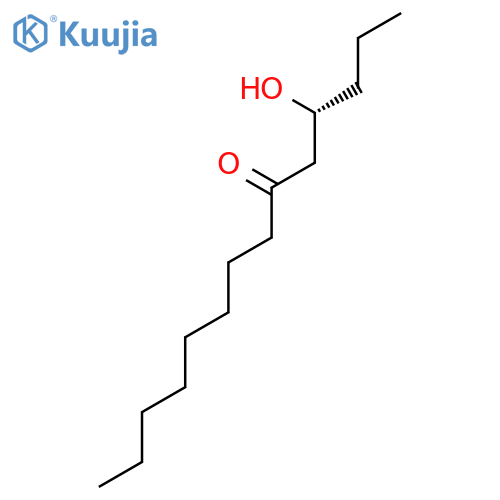 6-Tetradecanone, 4-hydroxy-, (4R)- structure