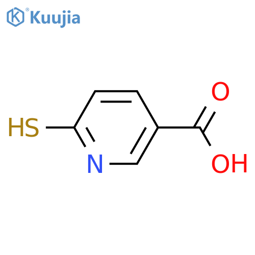 6-Mercaptopyridine-3-carboxylic acid structure