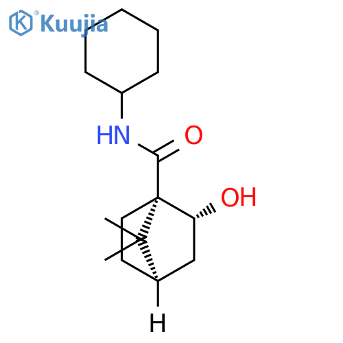 Bicyclo[2.2.1]heptane-1-carboxamide,N-cyclohexyl-2-hydroxy-7,7-dimethyl-, (1S,2R,4R)- structure