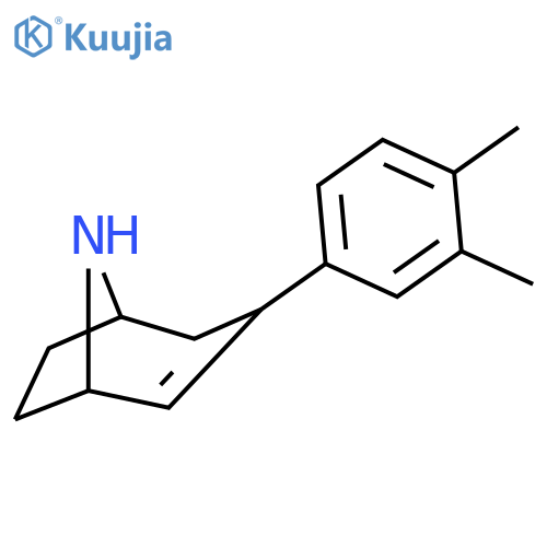8-Azabicyclo[3.2.1]oct-2-ene, 3-(3,4-dimethylphenyl)- structure