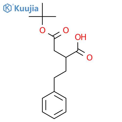 4-(tert-Butoxy)-4-oxo-2-phenethylbutanoic acid structure