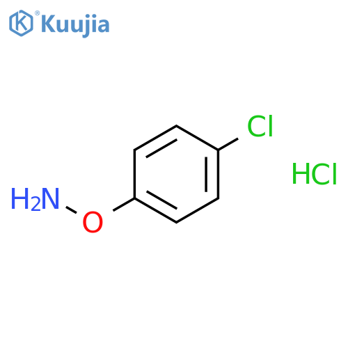 O-(4-chlorophenyl)hydroxylamine hydrochloride structure