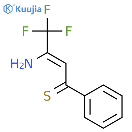 3-Amino-4,4,4-trifluoro-1-phenylbut-2-ene-1-thione structure
