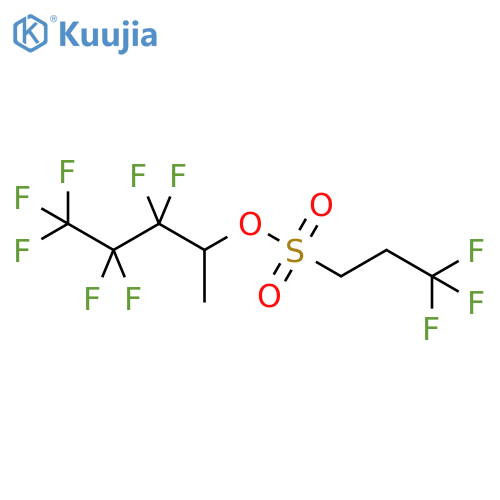 1-Propanesulfonic acid, 3,3,3-trifluoro-,2,2,3,3,4,4,4-heptafluoro-1-methylbutyl ester structure