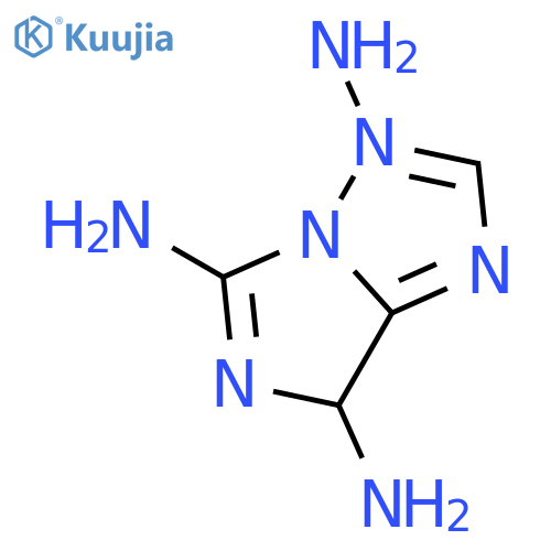 3H-Imidazo[1,5-b][1,2,4]triazole-3,5,7-triamine structure