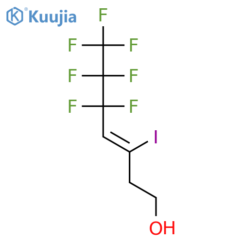 3-Hepten-1-ol, 5,5,6,6,7,7,7-heptafluoro-3-iodo-, (Z)- structure