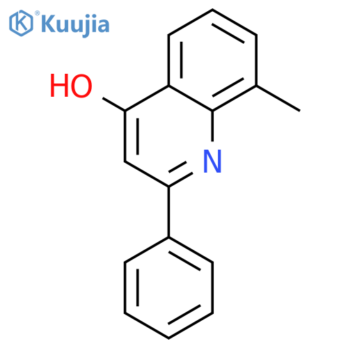 4-Hydroxy-8-methyl-2-phenylquinoline structure