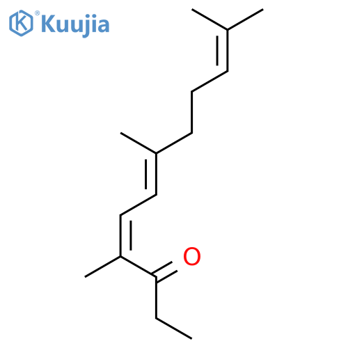 (4E,6E)-4,7,11-trimethyldodeca-4,6,10-trien-3-one structure