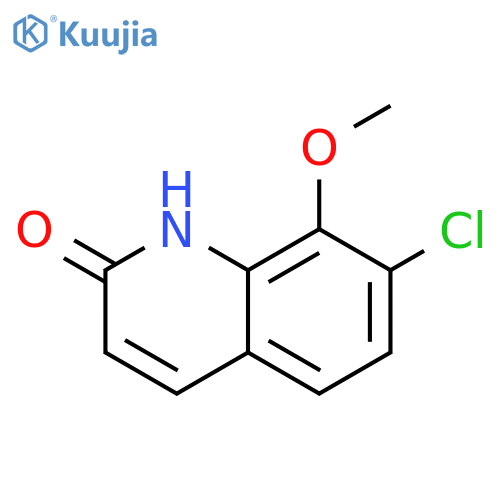 2(1H)-Quinolinone, 7-chloro-8-methoxy- structure