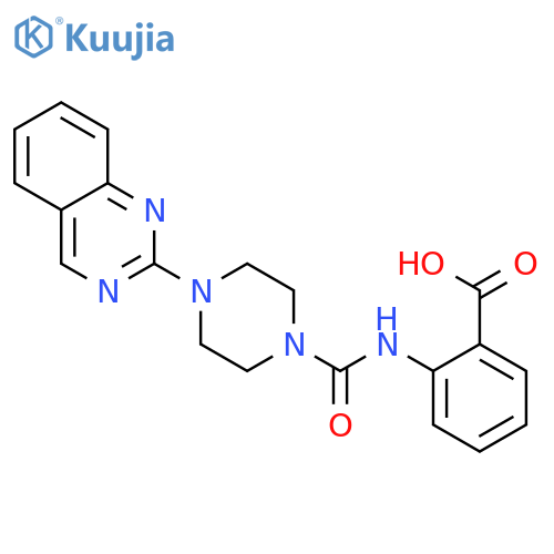 Benzoic acid, 2-[[[4-(2-quinazolinyl)-1-piperazinyl]carbonyl]amino]- structure