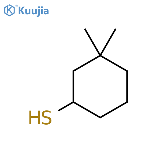 3,3-dimethylcyclohexane-1-thiol structure