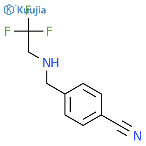 4-[(2,2,2-Trifluoroethylamino)-methyl]-benzonitrile structure