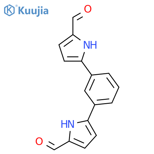 1H-Pyrrole-2-carboxaldehyde, 5,5'-(1,3-phenylene)bis- structure