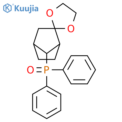Phosphine oxide,diphenylspiro[bicyclo[2.2.1]heptane-2,2'-[1,3]dioxolan]-7-yl- structure