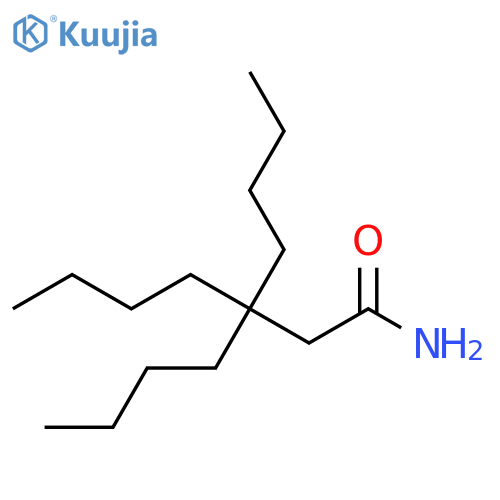 3,3-dibutylheptanamide structure