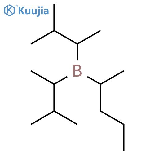 Borane, bis(1,2-dimethylpropyl)(1-methylbutyl)- structure