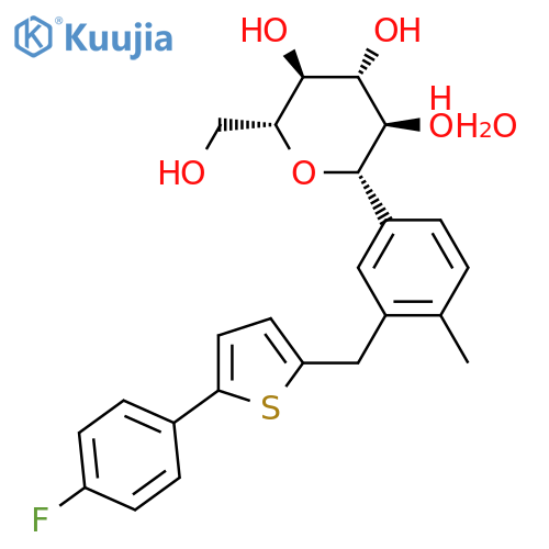 Canagliflozin Hemihydrate structure
