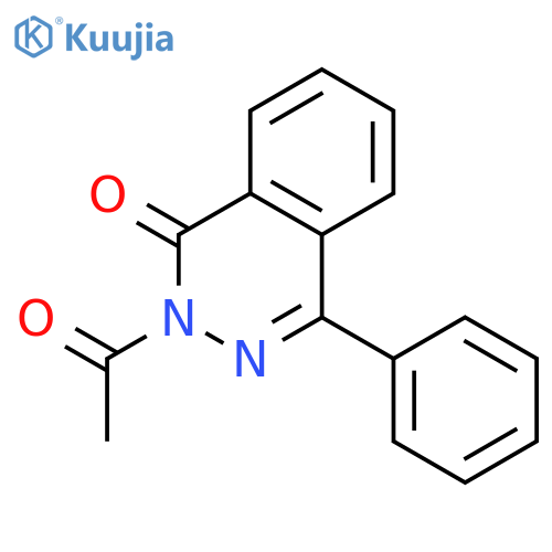 1(2H)-Phthalazinone, 2-acetyl-4-phenyl- structure