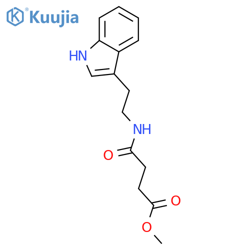 N-(2-Indol-3-ylethyl)-succinamic Acid Methyl Ester structure