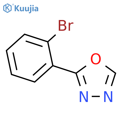 2-(2-bromophenyl)-1,3,4-oxadiazole structure