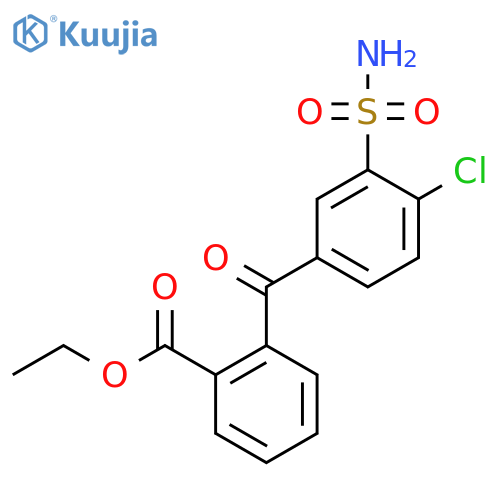 Chlorthalidone Acid Ethyl Ester structure